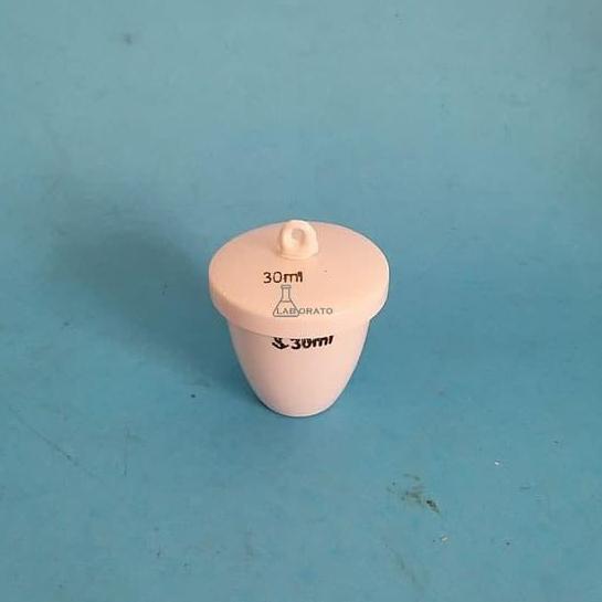 Medclean- Cawan Krusibel 30Ml Porselin Crucible Porcelain