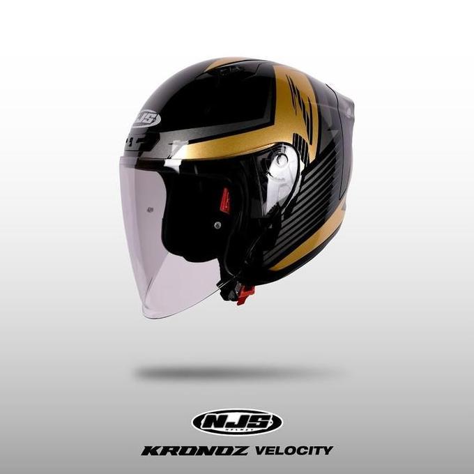 NJS Kronoz Velocity - Helm Half Face | NJS | Kronoz | NJS Kronoz | Velocity | Kronoz Motif | NJS ORI