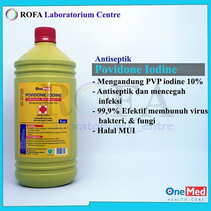 Medclean- Povidone Iodine 10% / Antiseptik / Betadine / Pvp Iodine 100 Ml - 1000 Ml