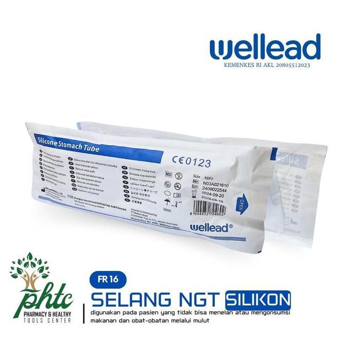 Medclean- Ngt Silicone 16 / Selang Ngt Silicone Fr 16
