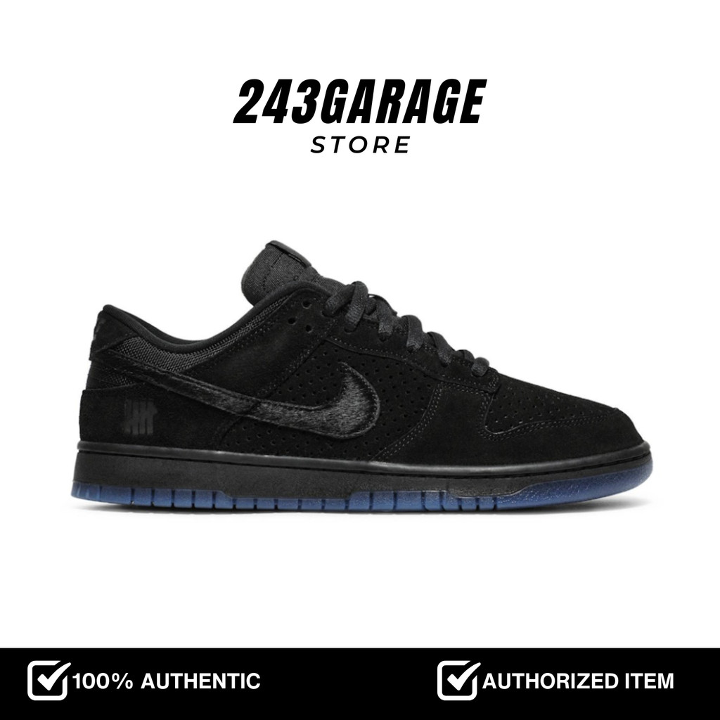 Nike Dunk Low UNDEFEATED Appears in Shealthy Black Suede Sneakers Resmi