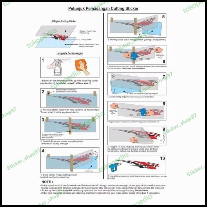 TERLARIS STICKER CUTTING NEW PCX 160 BODY PUTIH STICKER BIRU HITAM SPORTY 