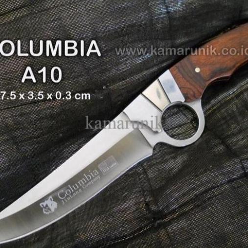 Ready stock Pisau Columbia/pisau daging/pisau survival anti karat
