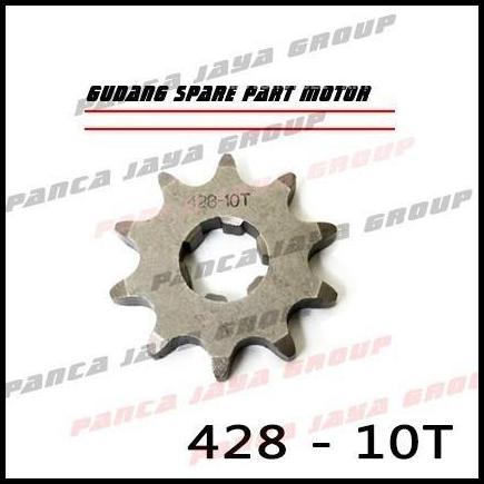 TERBARU GEAR DEPAN 428 10-10T YAMAHA V75 V80 V80SS V80DX ROBOT V-75-80