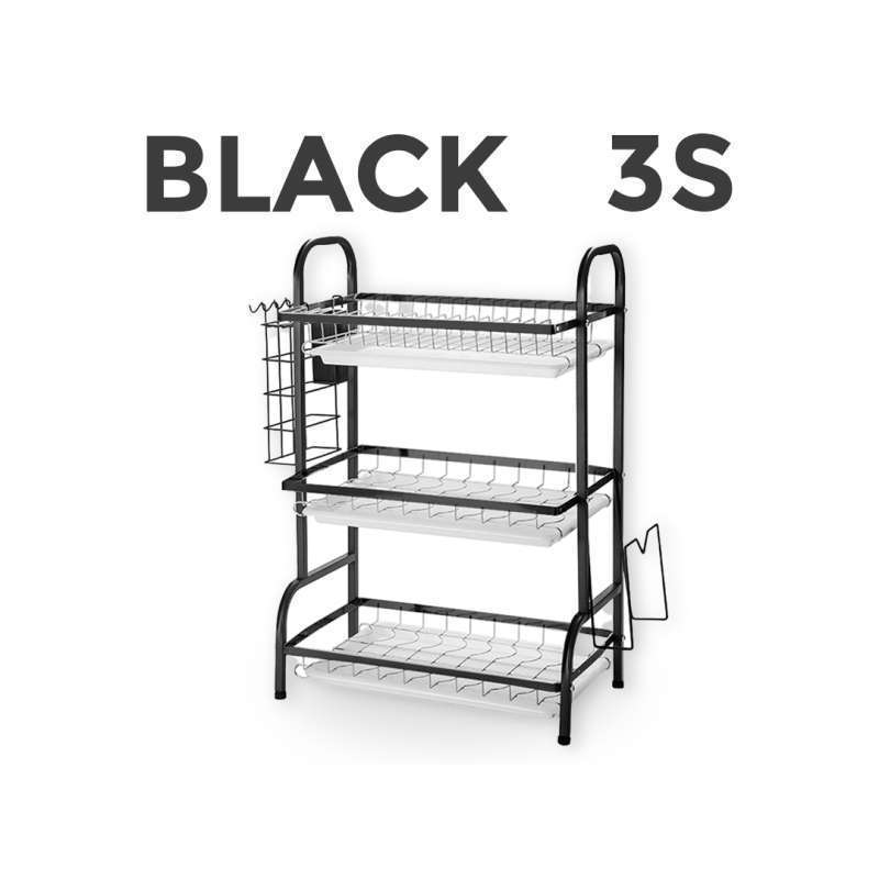 Goto Evelyn Rak Pengering Cuci Piring Dapur Susun Wastafel Serbaguna