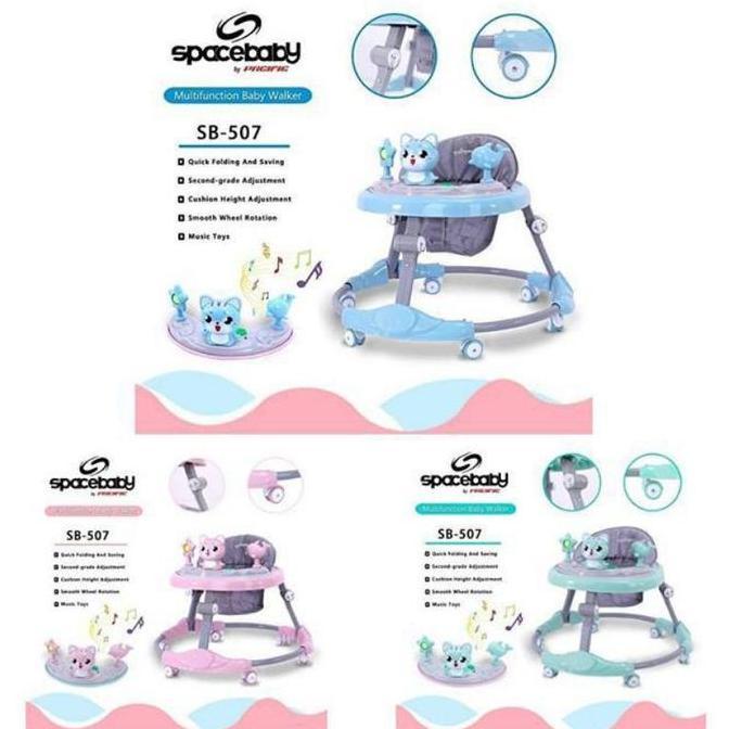 ( FREE KARDUS DAN BUBBLE WRAP) baby lker ANAK SB 507 Apollo alat belajar jalan BAYI space baby