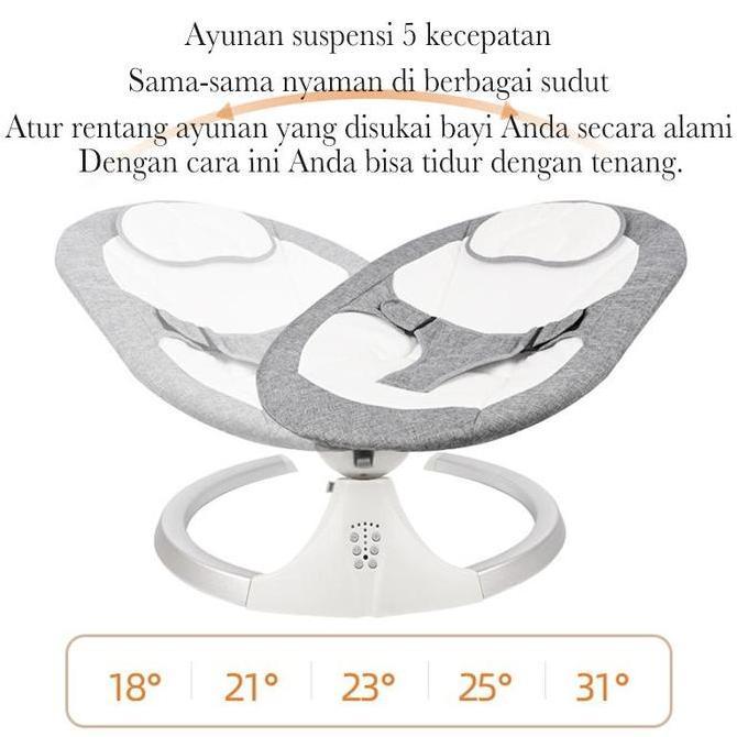 FLYAyunan Bayi Otomatis Elektrik Baby Swings kursi bergoyang