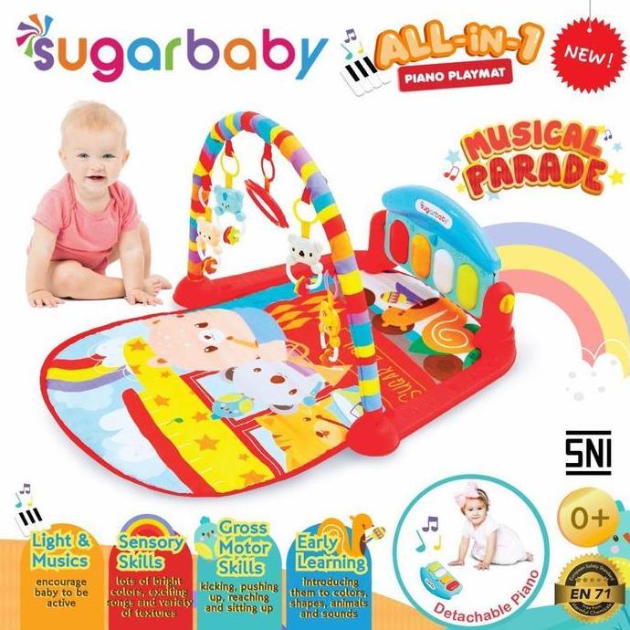 playmat piano sugar baby playgym