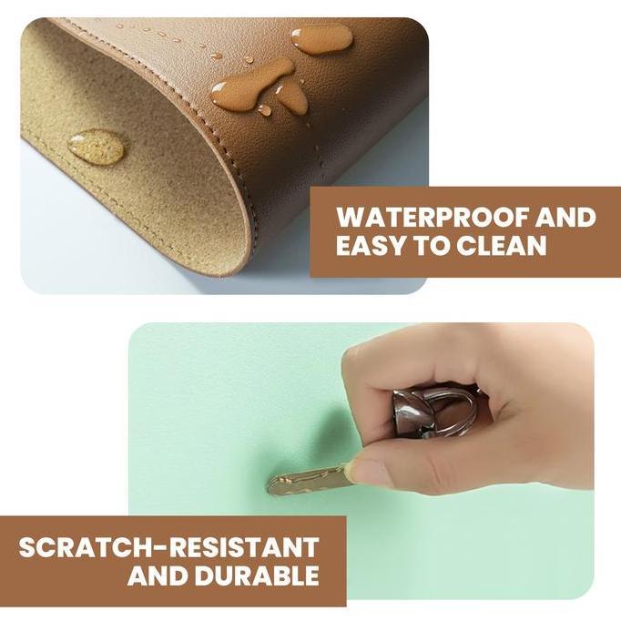 UNEED Premium Mousepad PU Leather Desk Pad Waterproof