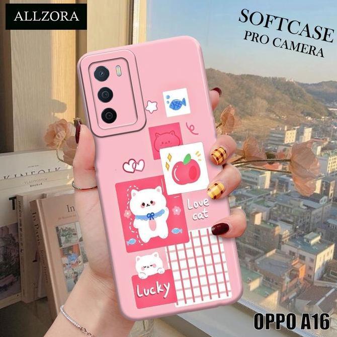 Softcase Hp Oppo A16 Terbaru - Casing Hp Oppo A16 Terbaru - Fashion