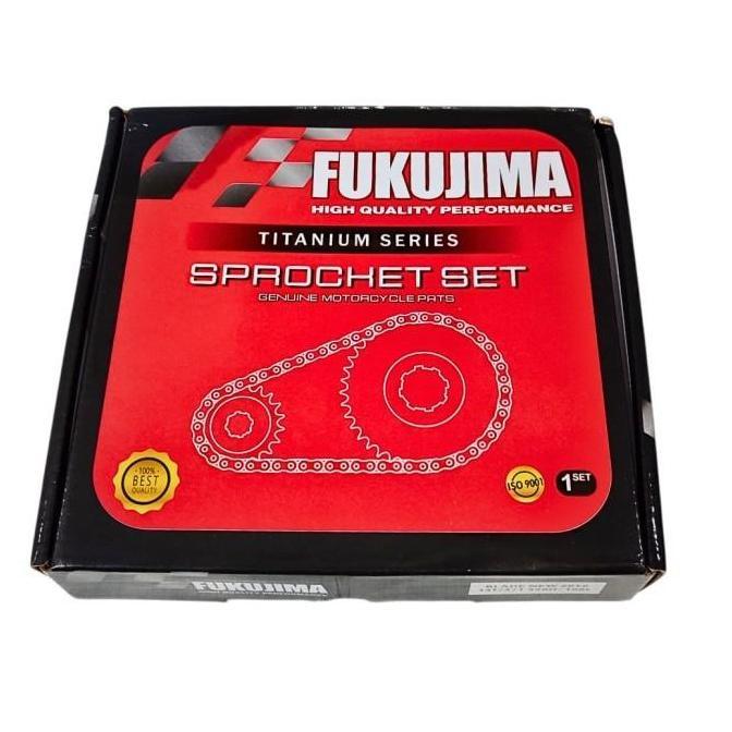 Promo GEAR SET GIR SET CHAIN KIT GEAR PAKET FUKUJIMA JUPITER MX JUPITER MX OLD MX LAMA ORIGINAL Disk