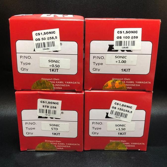 Seher Kit/Piston Kit Untuk Motor Honda Cs1,Sonic Oversize Std-150 Kit Premium