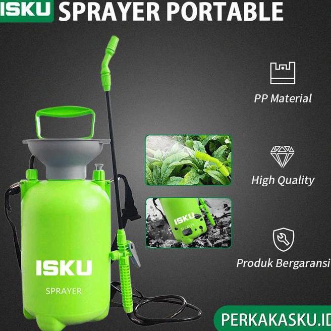 Isku Semprotan Sprayer Portable 5 Liter Pressure Semprotan Air 5 Liter Sprayer Desai Tali Bahu