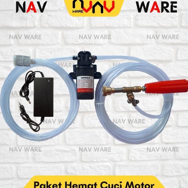 Paket Pompa Air Mesin Cuci Motor Alat Steam Portable Sprayer