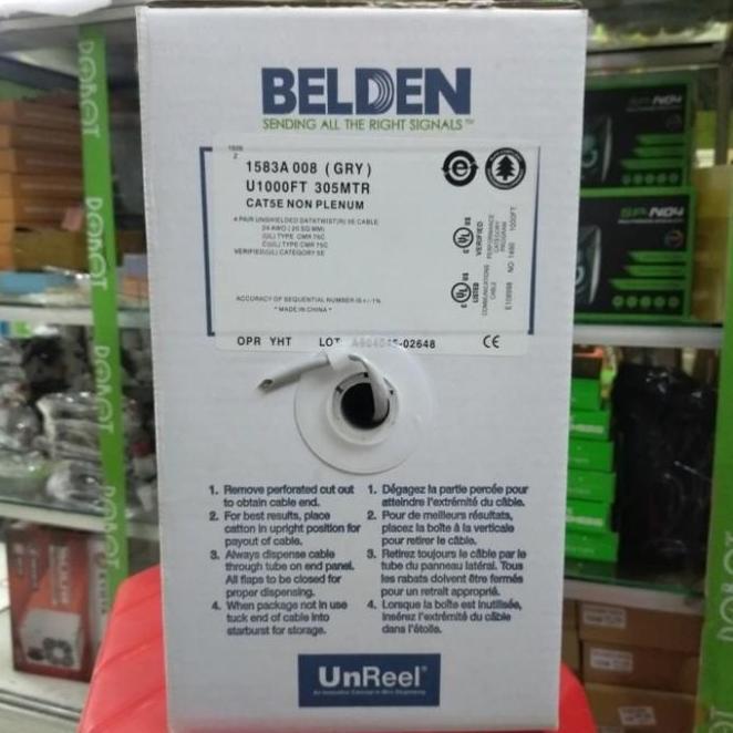 Kabel Lan Utp Belden Cat 5 Cable Belden Cat 5E