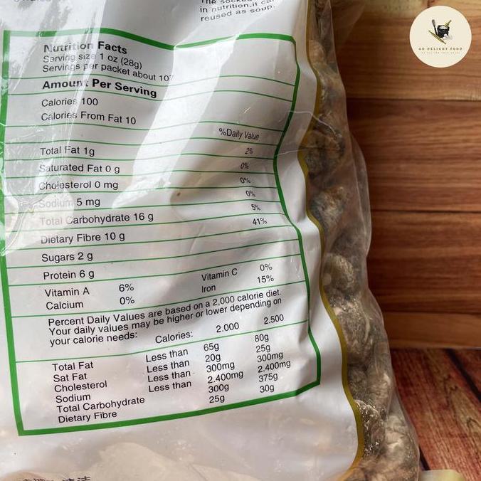 Jamur Shitake / Jamur Hioko Kering - 3KG [PREMIUM GRADE] GD