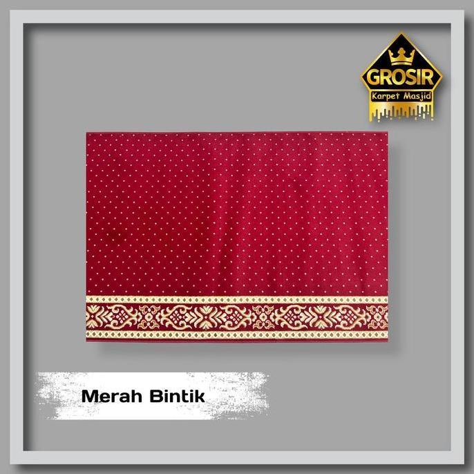 Karpet Masjid Almira Tebal 11mm Meteran / karpet Sajadah