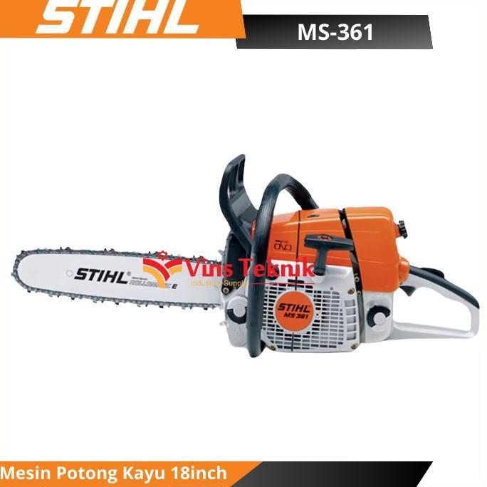 Mesin Potong kayu 18 inch STIHL MS361 Petrol Chain saw MS 361