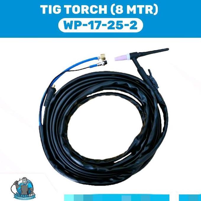 Diskon Tig Torch Set Wp-17 Stang Las Argon Panjang Kabel 8 Meter