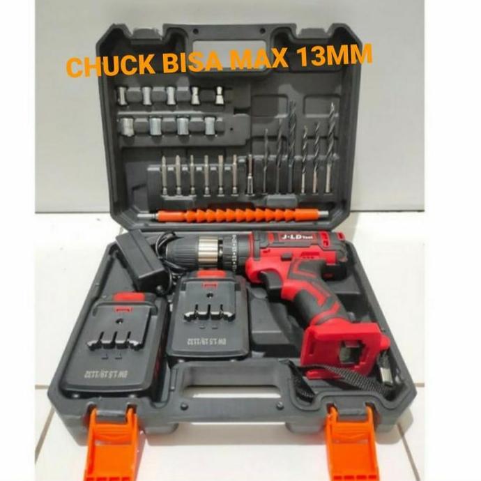 Miliki Bor Cordless Jld 36V Baterai Impact Drill
