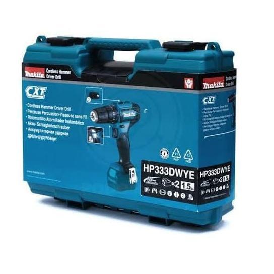 Terjangkau Bor Cordless 12Volt Makita Hp 333 Dwye ( 2 Batre )
