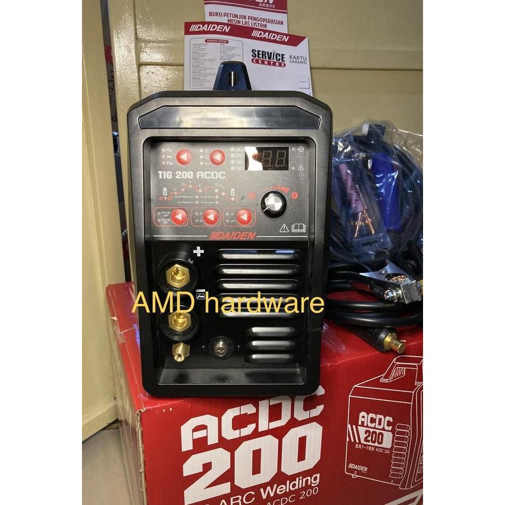 Miliki Mesin Travo Las Argon Pulse Aluminium Ac/Dc Tig 200 A Daiden Mma Japan