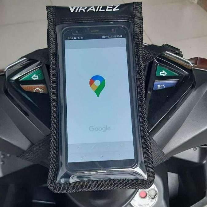 Holder hp motor waterproof universal tas hp motor kuat anti jambret