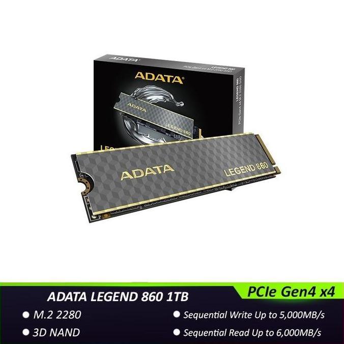 NEW SSD ADATA LEGEND 860 1TB M.2 NVME PCIe Gen4x4 - Adata Legend 860 1TB