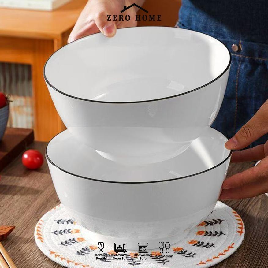 FREE ONGKIR SET PIRING KERAMIK TEBAL LIST ABU 4 PCS ELEGANT MEWAH / PIRING SAJI CANTIK SULTAN MEWAH