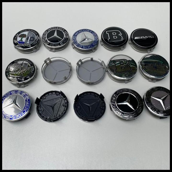 BEST DEAL DOP VELG RODA EMBLEM MERCEDES BENZ 60MM HUBCAPS CENTER MERCY DOP RODA 6CM