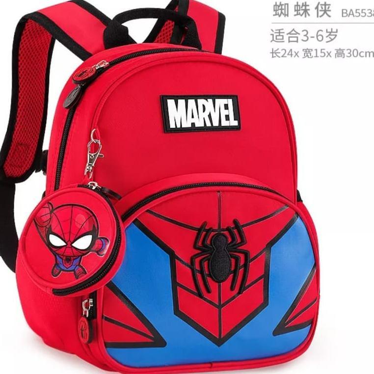 Terbaru Ggs Marvel Spiderman - Tas Anak Sekolah Tk Sd Marvel Karakter Spiderman Tas Anak Laki-Laki