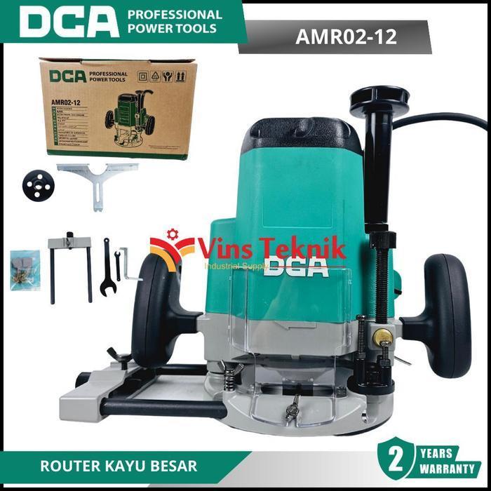 DCA AMR02-12 Mesin Profil Kayu Wood Trimmer Router Besar DCA AMR 02-12