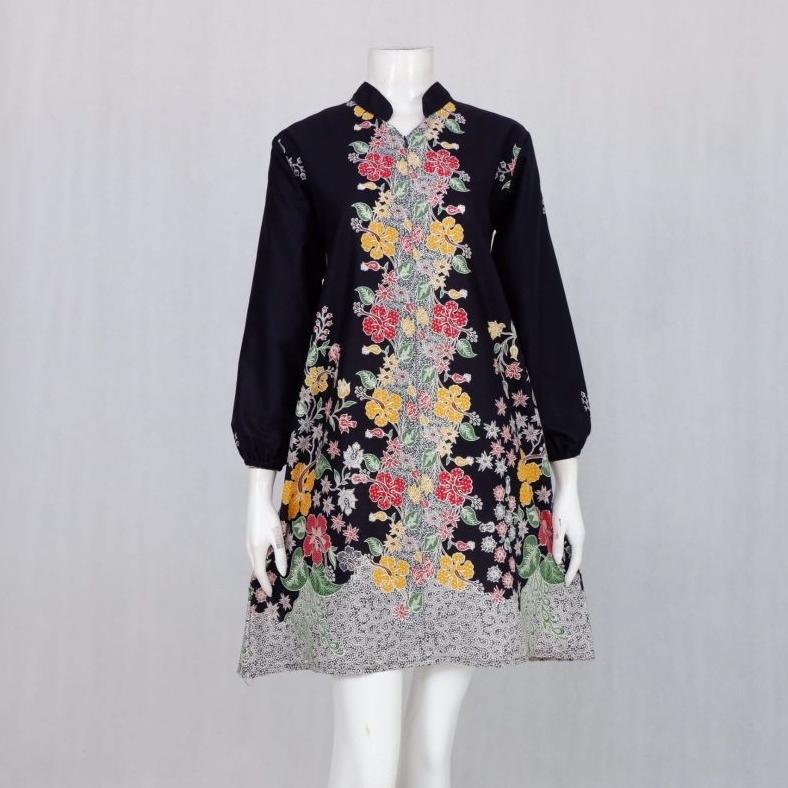 Big Promo Tunik Batik Solo Ayu Bellani Florist Series Smlxlxxlxxxl