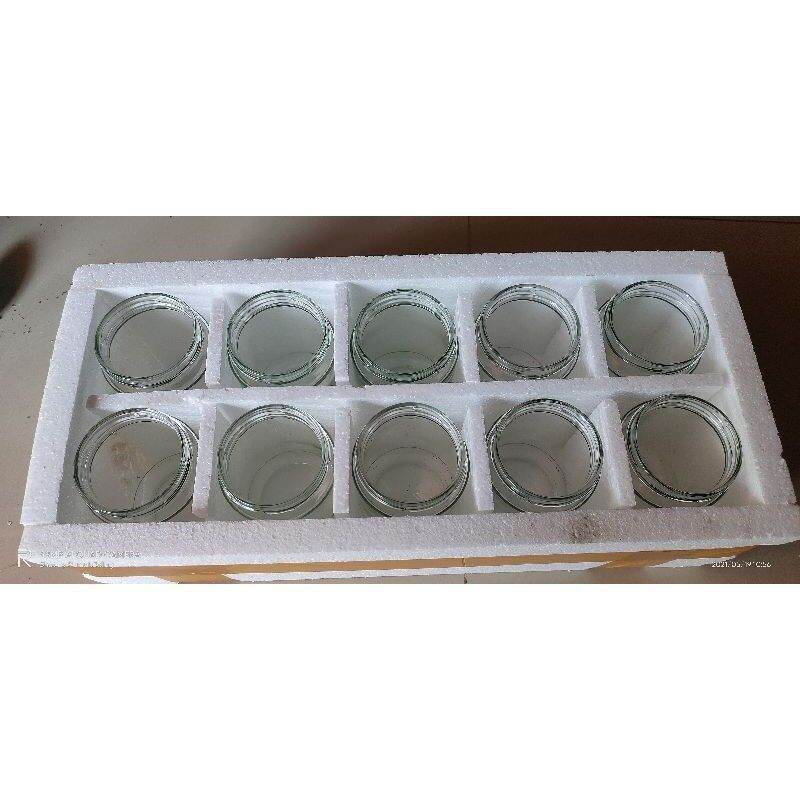 Paket 10Pcs Toples Selai Toples Ikan Cupang Tempat Pelihara Ikan Cupang Botol Kaca Ikan Cupang