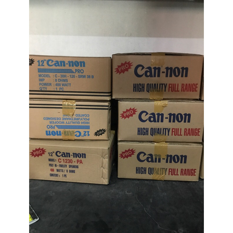 Speaker Canon 12 Inch Pro Full Range C1230 Pa Full Range / Speaker 12 Inch Cannon Woofer C-30H-120-S