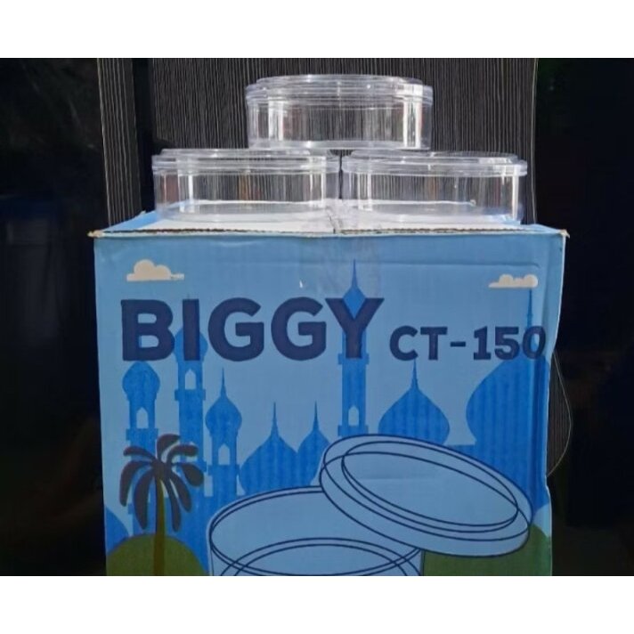 Toples Biggy Ct - 150 (1Lusin) Toples Kue Kering /Toples Bulat /Tabung Kue Kering