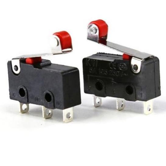 Grosir Micro Limit Switch Roda Saklar Kecil 3Pin Gagang 5A 250V Bisa No Nc
