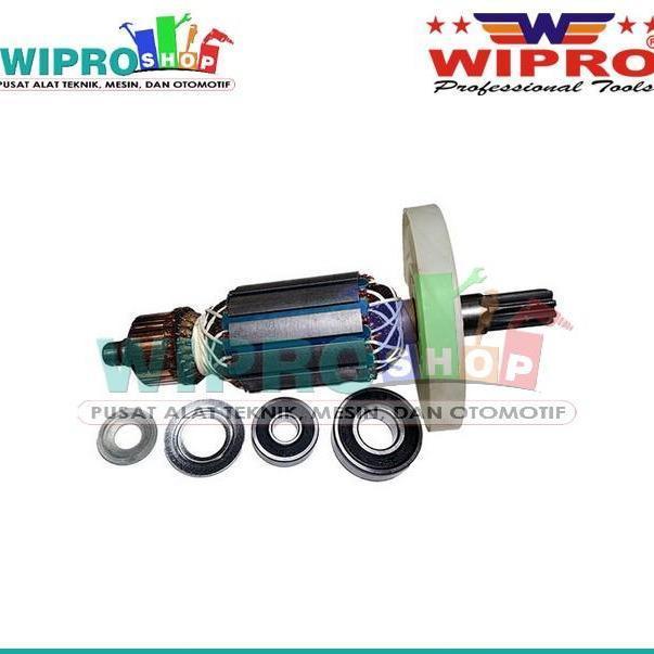 WIPRO SP. W6380 Bor Penghancur Beton ARMATURE W/BEARING Stator