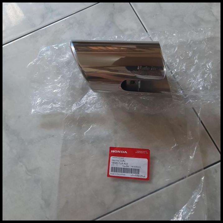 TERLARIS MUFFLER FINISHER COVER KNALPOT CRV TURBO 2018 2019 2020 2021 2022 ORI 