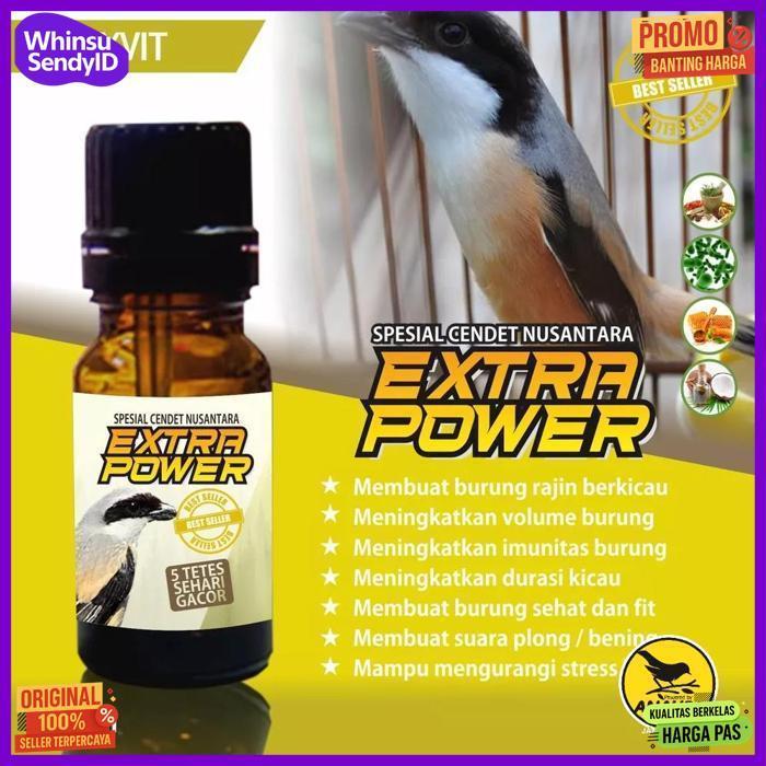 New Vitamin Burung Cendet Kacer Poci Extra Power Herbal