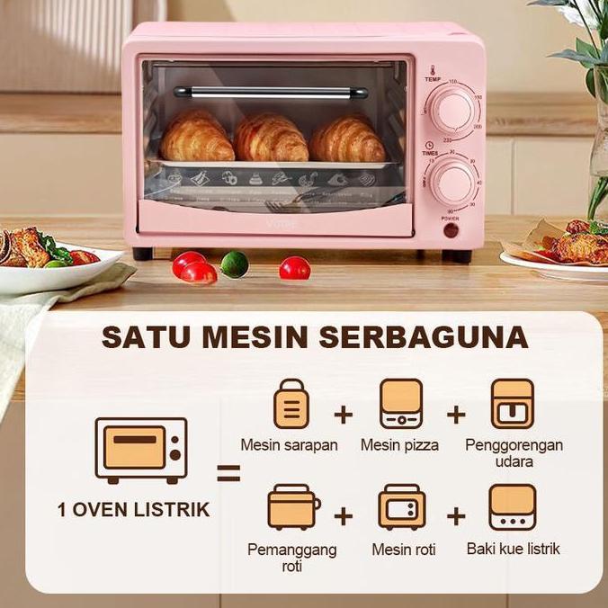 Advance Oven Listrik Low Watt V-120 Oven Mini Oven Low Watt 400watt Open Listrik Serbaguna Oven Low 