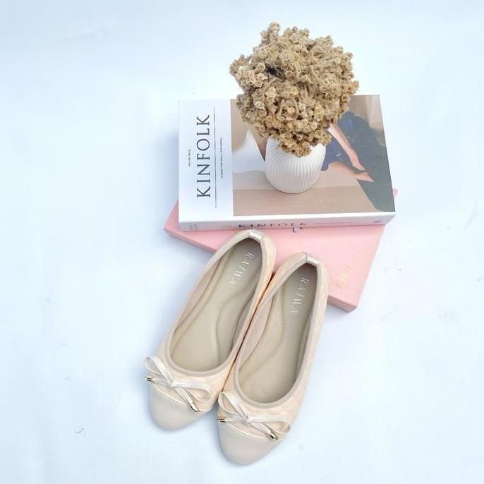 PALING MURAH Sepatu Kerja Wanita Flatshoes Rajwa Pita Cantik Mempesona Cocok untuk Kuliah ngampus, N