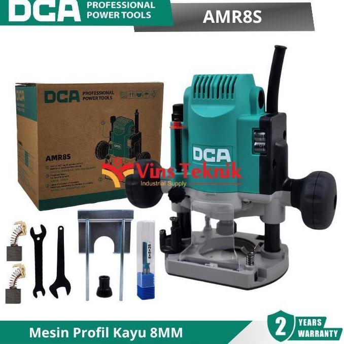 DCA AMR8 S Mesin Profil Kayu Besar Wood Router 8MM 900W AMR8S