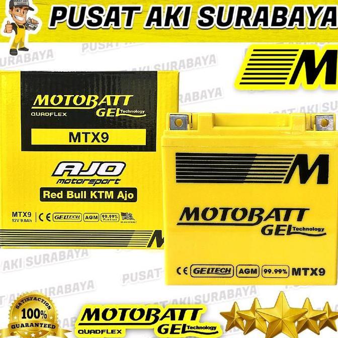Promo ASLI GEL MOTOBATT MTX9 9 AH ACCU KERING MF MOTOR SUZUKI THUNDER 150 THUNDER AKI SUPER GEL MOTO