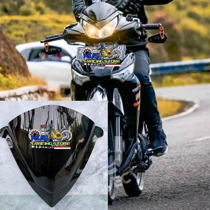 Visor Variasi Honda Supra X 125 Old/Lama Winshield Supra X 125  Old  Bahan Akrilik Motor Baru