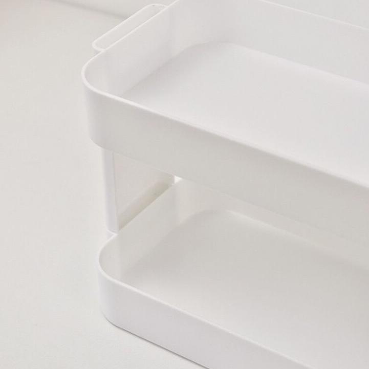 Sale [MILOLI] Rak Desktop Multi-layer Rak Penyimpanan Aesthetic Korean Style Rak Putih Tingkat Rak M