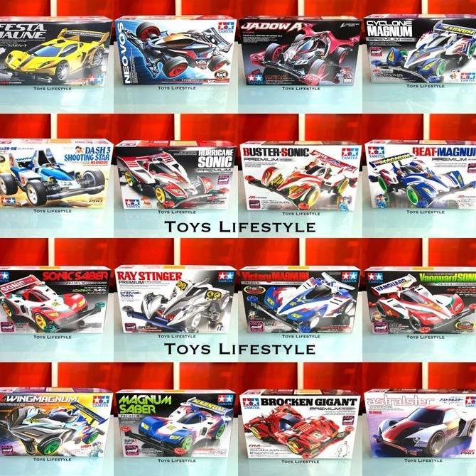 Upupup- Mainan Rakit Mobil Tamiya Mini 4Wd (Ori)