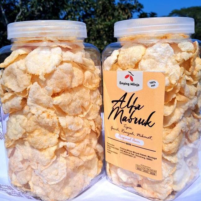 Emping Melinjo Matang Asin Gurih Original Allshop HM