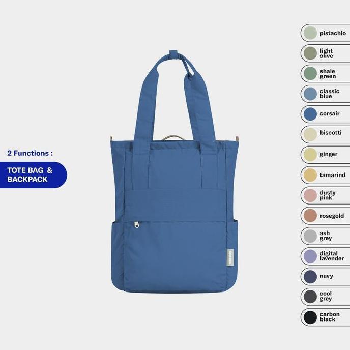 Bags- [Beli Lokal] Tas Sekolah - Backpack Totepack Carta - Visval - Tas Ransel