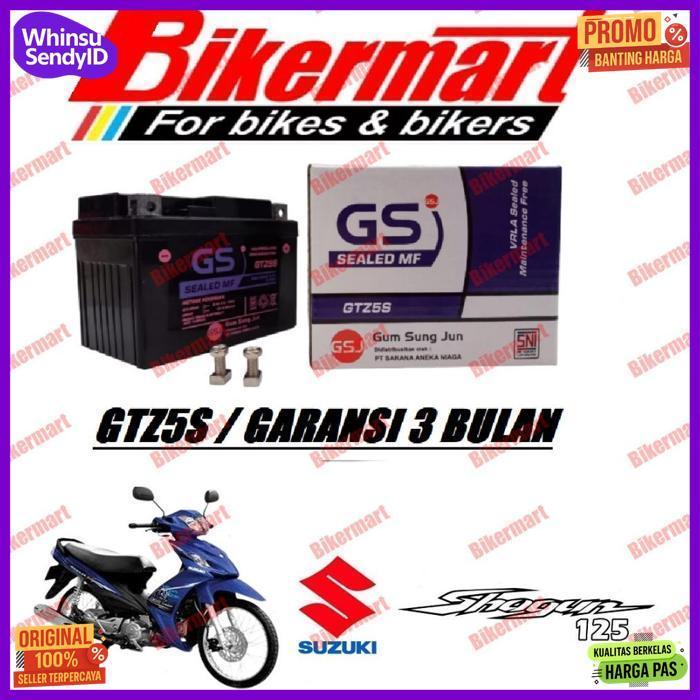 New Aki Motor Suzuki Shogun 125 Gtz5S Accu Kering Mf